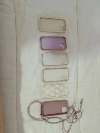 Lote de 6 fundas para móvil iPhone 12 mini