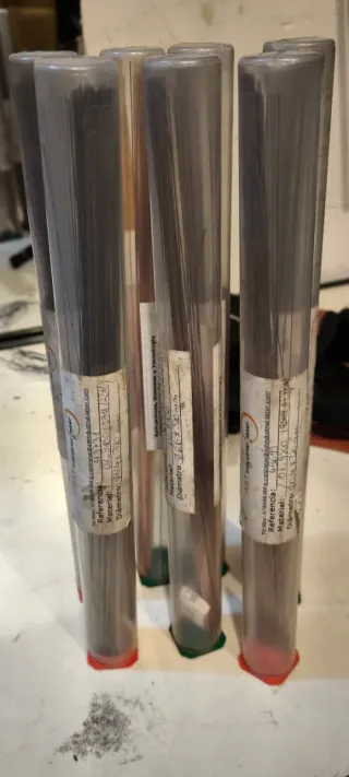 Electrodos para soldadura láser