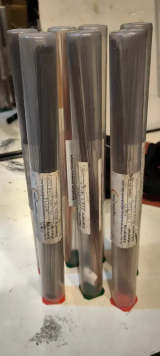 Electrodos para soldadura láser