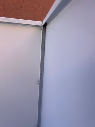 2 Maceteros Cuadrados Blancos Efecto Cemento