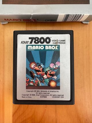 Cartuccia Mario Bros Atari 7800 Nintendo