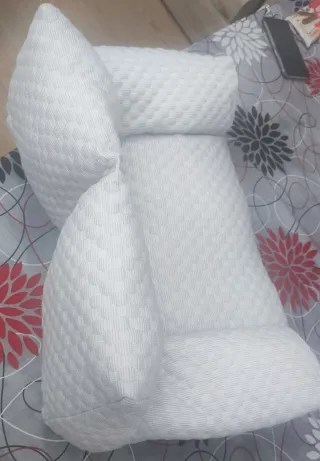 Sofá/Cama Mascota Pequeña Gris/Blanco