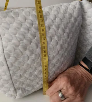 Sofá/Cama Mascota Pequeña Gris/Blanco