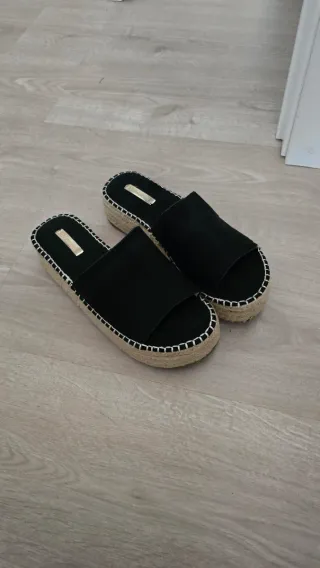 Sandalias plataforma negras