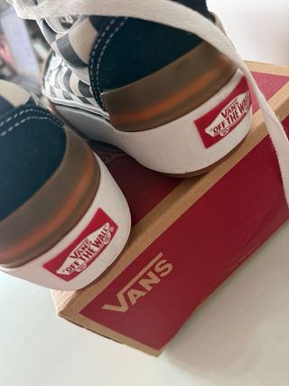 Vans Old Skool plataforma checkerboard