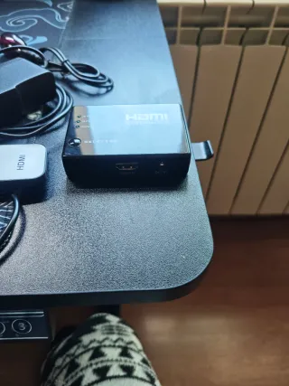 Switch HDMI 3 Entradas + Mando + Cable