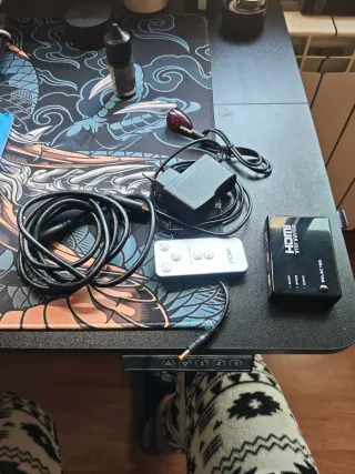 Switch HDMI 3 Entradas + Mando + Cable