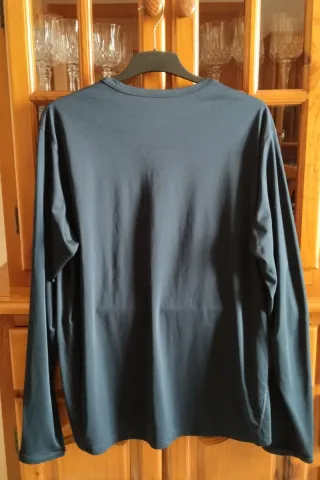 Camiseta Nike Dry-Fit Manga Larga XL Negra