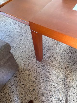 Mesa de cocina extensible con 4 sillas