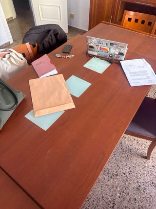 Mesa de cocina extensible con 4 sillas