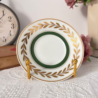 Taza y plato Limoges France porcelana lujo
