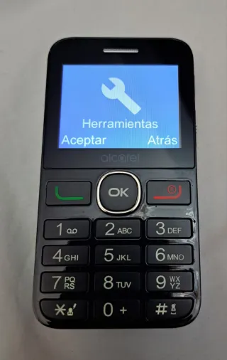 Alcatel con SOS y Teclas Grandes