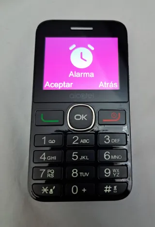 Alcatel con SOS y Teclas Grandes