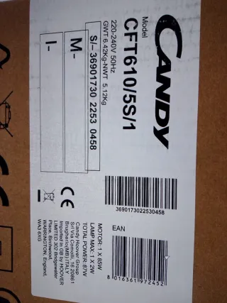 Campana extractora Candy CFT610/55/1