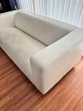 Sofá Ikea 2 plazas blanco/beige