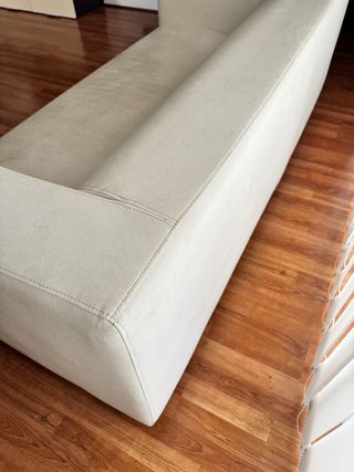 Sofá Ikea 2 plazas blanco/beige