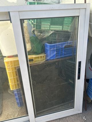 Ventana corredera aluminio blanco