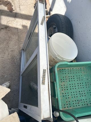 Ventana corredera aluminio blanco