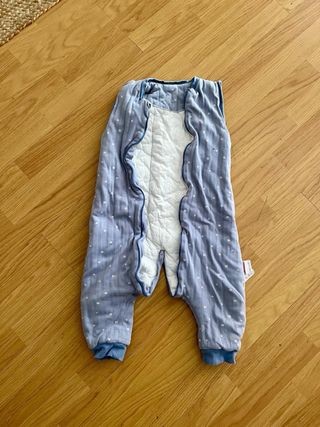 Saco pijama azul con cremallera