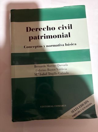 Derecho civil patrimonial