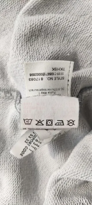 Felpa Zip Puma Maniche Corte M - Come Nuova