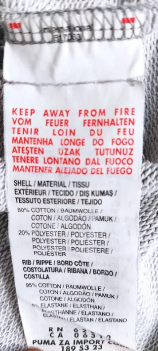 Felpa Zip Puma Maniche Corte M - Come Nuova