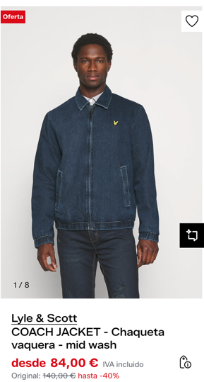 Cazadora vaquera Lyle & Scott