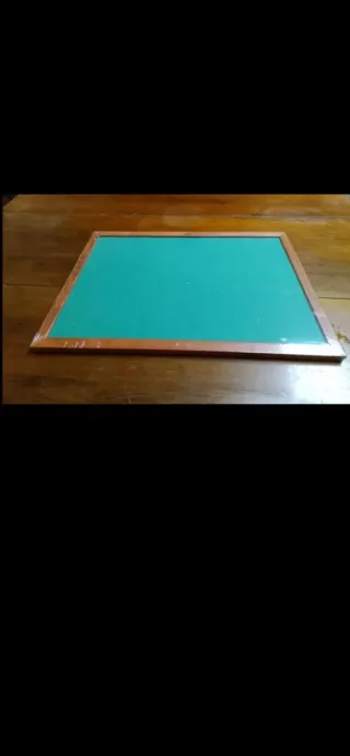 Cornice in legno e velluto nuova