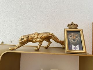 Statuetta Leopardo Dorato Maison du Monde