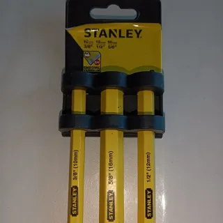 Juego de cinceles y botadores Stanley