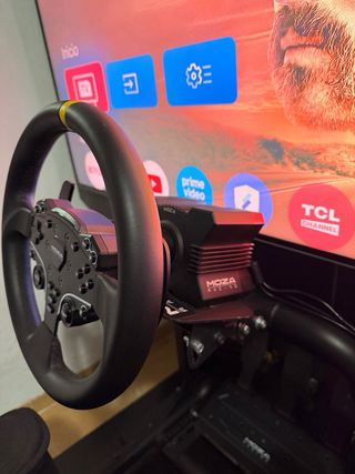 Simulador de carreras completo simracing moza