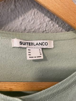 Chaqueta Blanco Verde Talla L