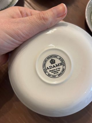 Juego de café Adams verde y blanco