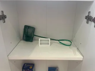 Acuario 22L con mueble blanco