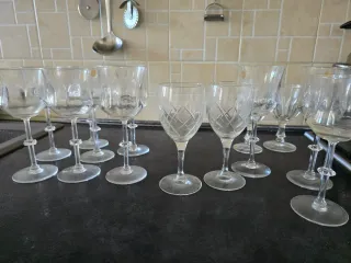 21 Bicchieri Vino Stile Vintage