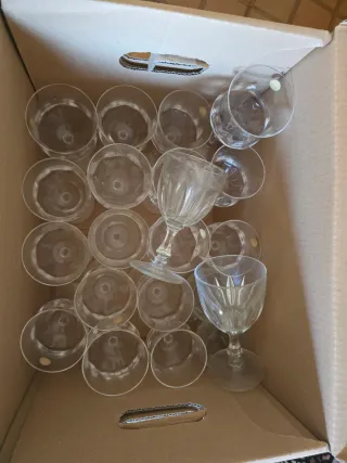 21 Bicchieri Vino Stile Vintage