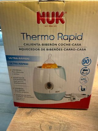Nuk Thermo Rapid Calienta Biberones Coche-Casa