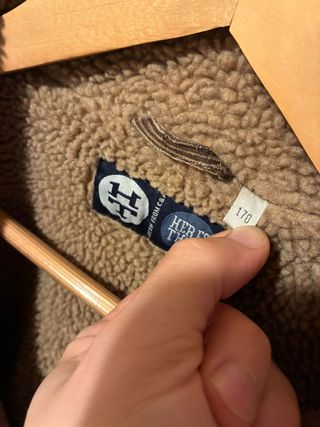 Chaqueta C&A niño marrón/beige 170cm