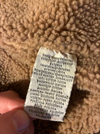 Chaqueta C&A niño marrón/beige 170cm