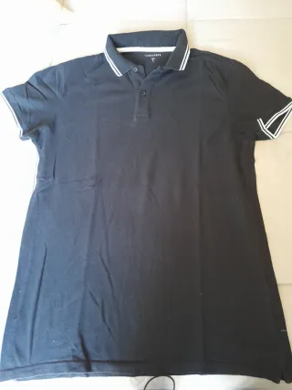 Polo nero Terranova taglia L