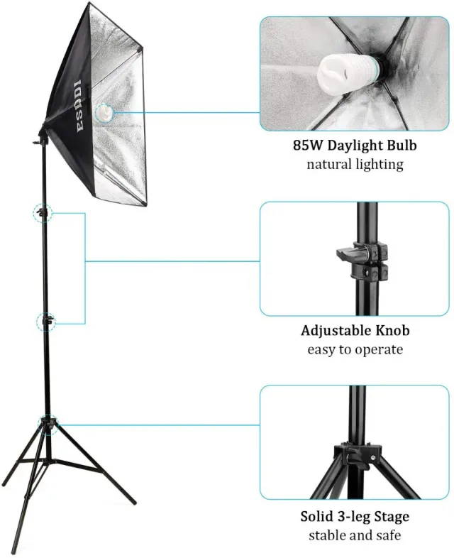 Kit Iluminación Fotografía ESDDI PS040