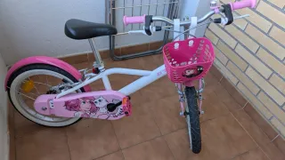 Bicicleta infantil 16” BTWIN Decathlon + ruedines