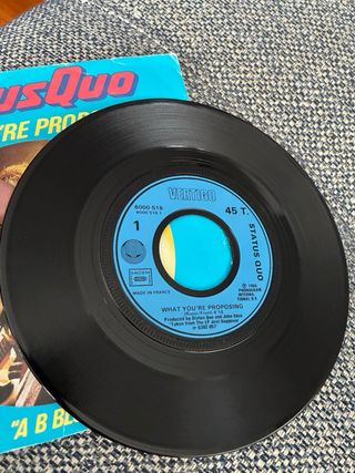 Vinilo Single Status Quo What You're Proposing