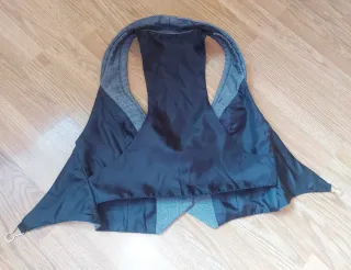 Chaleco de vestir gris marengo estilo halter - RTA