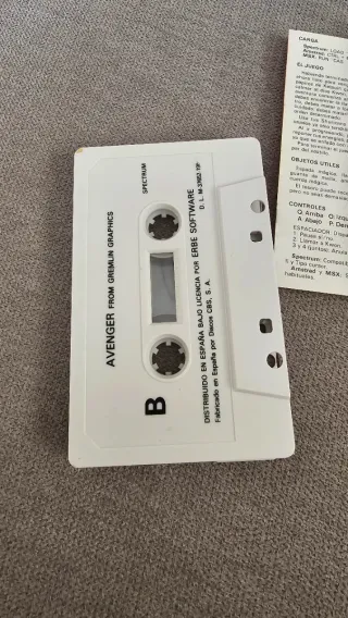 Juego Spectrum Avenger 1986 EPRERAM