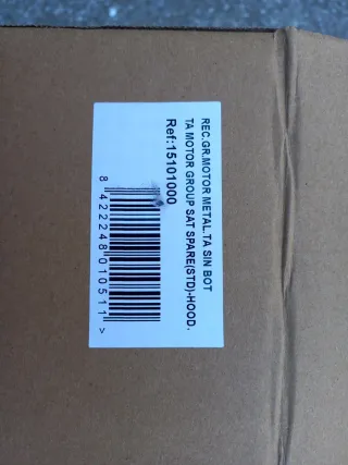 Motor campana REC.GR.MOTOR METAL.TA SIN BOT