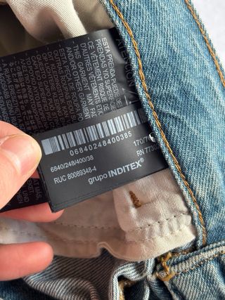 Pantalón vaquero baggy tiro medio de Zara