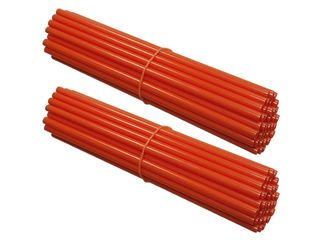 Fundas para radios de moto 76 udes.(naranja) Nuevo