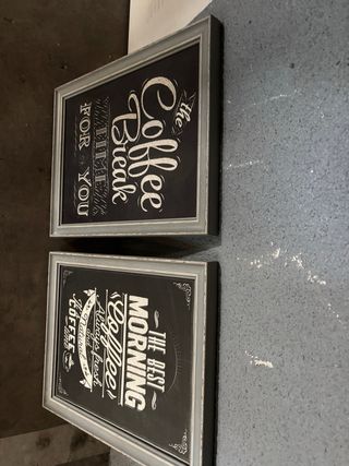 Cuadros Vintage Café Set 2