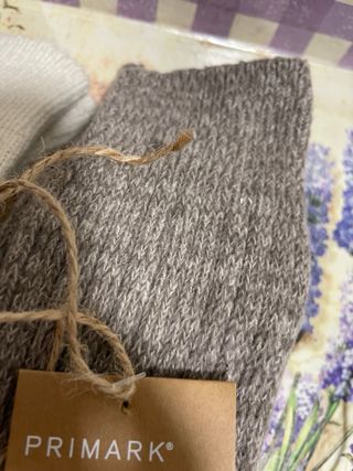 Pack 2 Calcetines Primark Gris y Beige